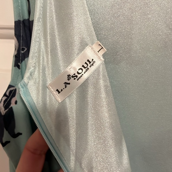 Raccoon Print Sleeveless Dress - Picture 4 of 4